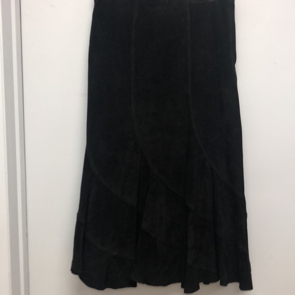 Live a Little suede midi skirt - Picture 1 of 8